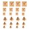 Assorted Gold Leather Rivet Mix by Bead Landing™